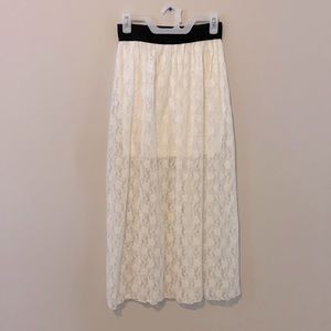 Lace Maxi Skirt